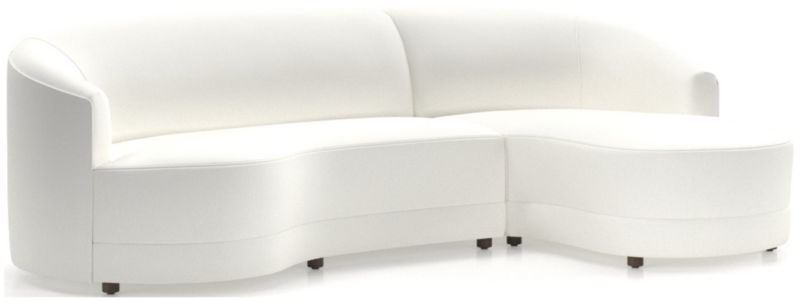 Infiniti 2-Piece Curve Back Sectional Sofa - image 0 of 7