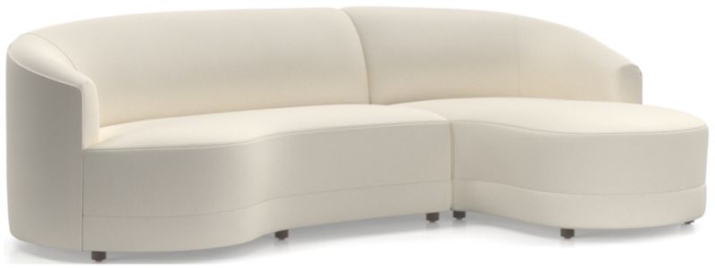 Infiniti 2-Piece Curve Back Sectional Sofa - image 0 of 7