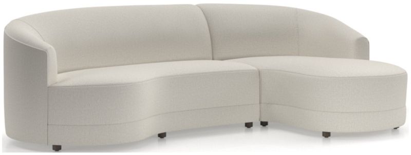 Infiniti 2-Piece Curve Back Sectional Sofa - image 0 of 7