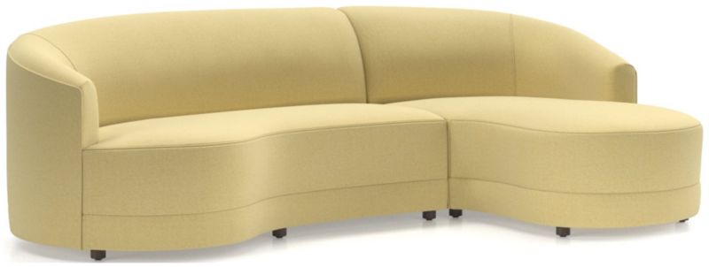 Infiniti 2-Piece Curve Back Sectional Sofa - image 0 of 7