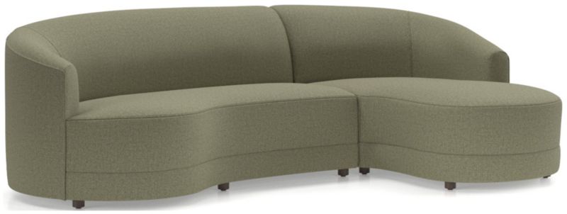 Infiniti 2-Piece Curve Back Sectional Sofa - image 0 of 7