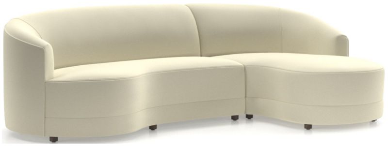 Infiniti 2-Piece Curve Back Sectional Sofa - image 0 of 7