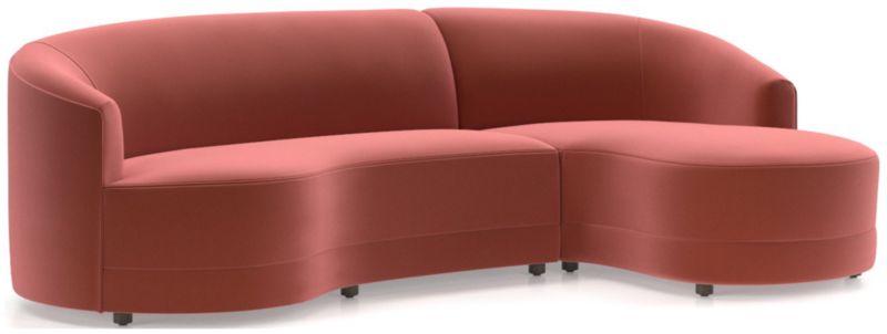 Infiniti 2-Piece Curve Back Sectional Sofa - image 0 of 7