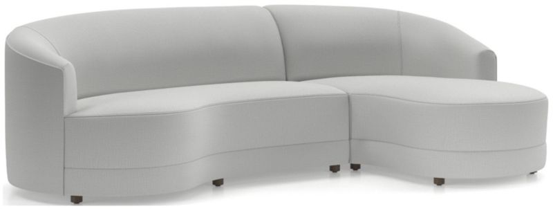 Infiniti 2-Piece Curve Back Sectional Sofa - image 0 of 7