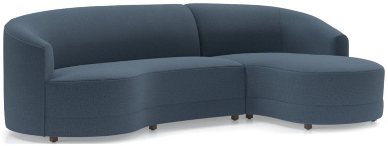 Infiniti 2-Piece Curve Back Sectional Sofa - image 0 of 7