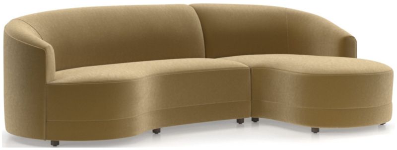 Infiniti 2-Piece Curve Back Sectional Sofa - image 0 of 7