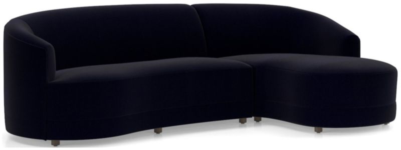 Infiniti 2-Piece Curve Back Sectional Sofa - image 0 of 7