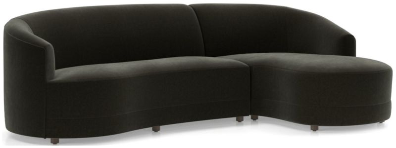 Infiniti 2-Piece Curve Back Sectional Sofa - image 0 of 7