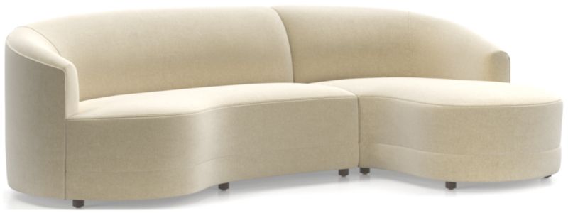 Infiniti 2-Piece Curve Back Sectional Sofa - image 0 of 7