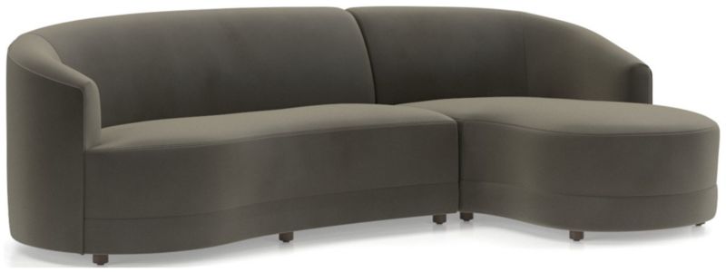 Infiniti 2-Piece Curve Back Sectional Sofa - image 0 of 7