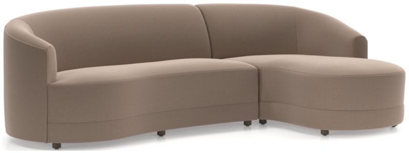 Infiniti 2-Piece Curve Back Sectional Sofa - image 0 of 7