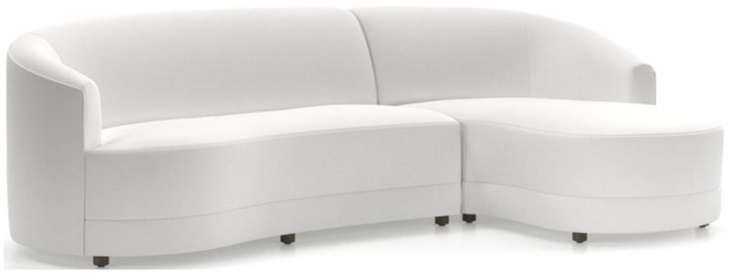 Infiniti 2-Piece Curve Back Sectional Sofa - image 0 of 7