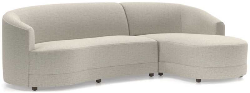 Infiniti 2-Piece Curve Back Sectional Sofa - image 0 of 7