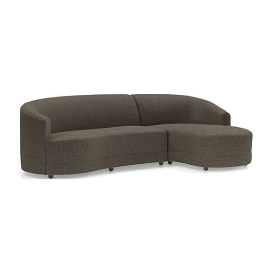 Infiniti 2-Piece Curve Back Sectional Sofa