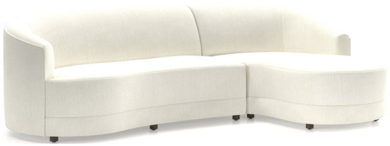 Infiniti 2-Piece Curve Back Sectional Sofa - image 0 of 7