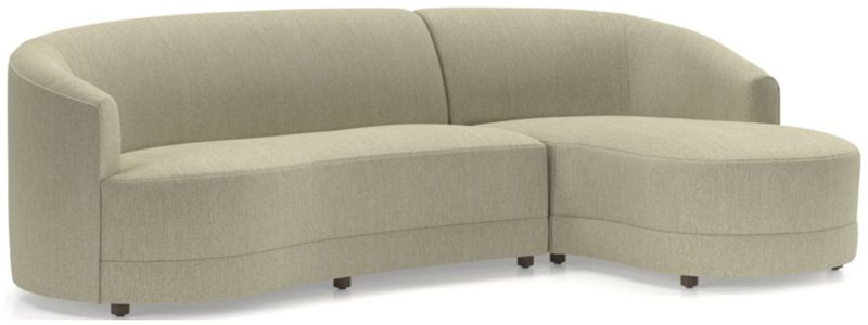 Infiniti 2-Piece Curve Back Sectional Sofa - image 0 of 7