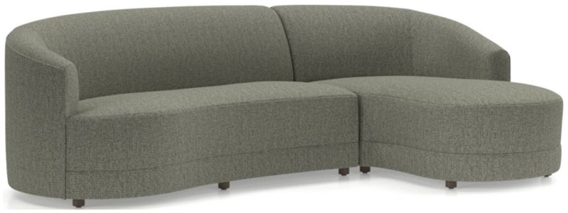 Infiniti 2-Piece Curve Back Sectional Sofa - image 0 of 7