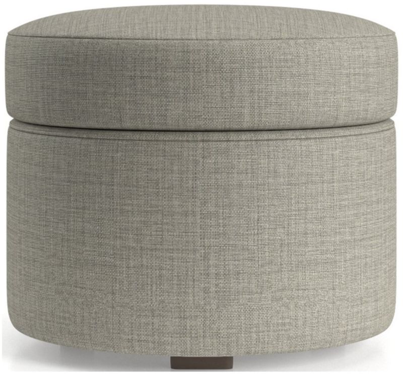 Infiniti Round Storage Ottoman - image 0 of 4