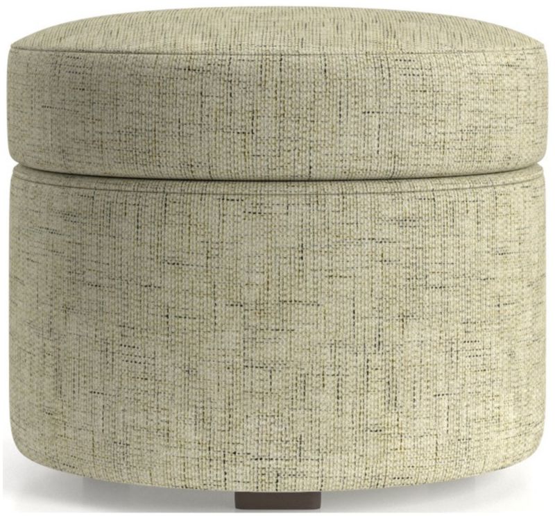 Infiniti Round Storage Ottoman - image 0 of 4