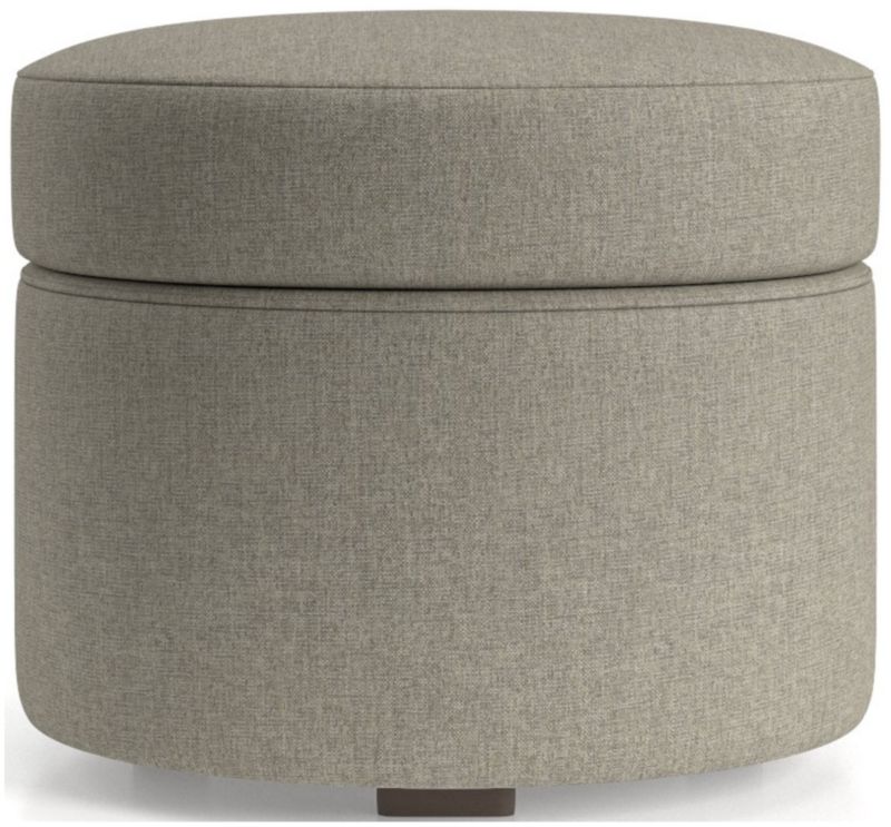 Infiniti Round Storage Ottoman - image 0 of 4