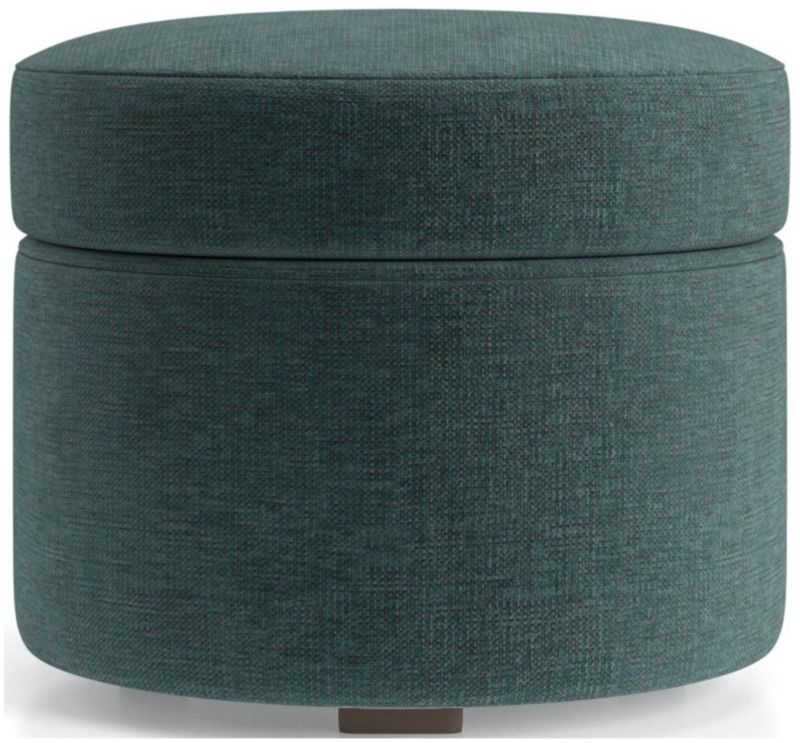 Infiniti Round Storage Ottoman - image 0 of 4