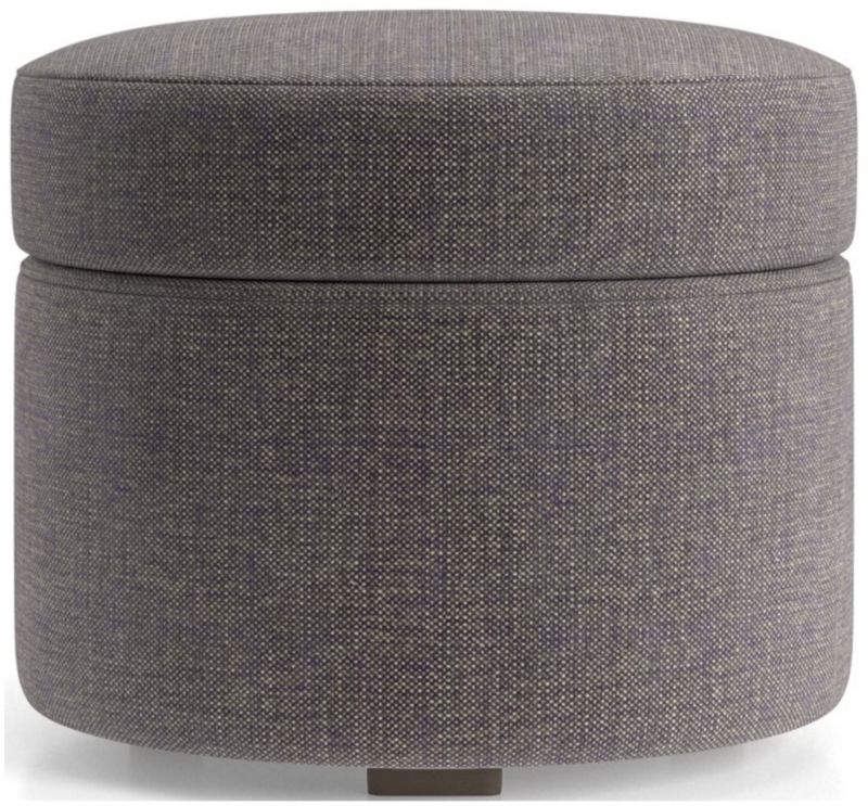 Infiniti Round Storage Ottoman - image 0 of 4