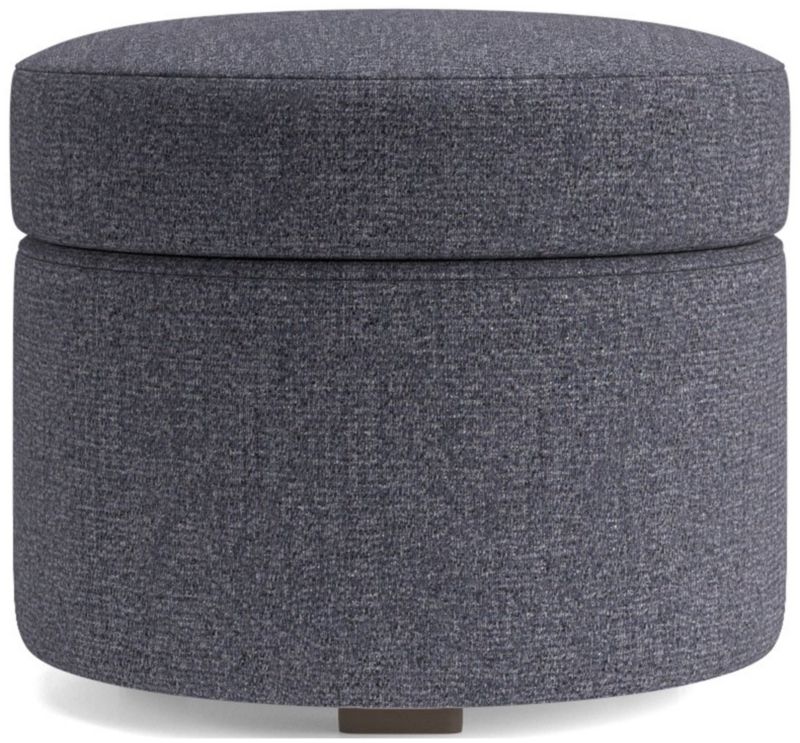 Infiniti Round Storage Ottoman - image 0 of 4