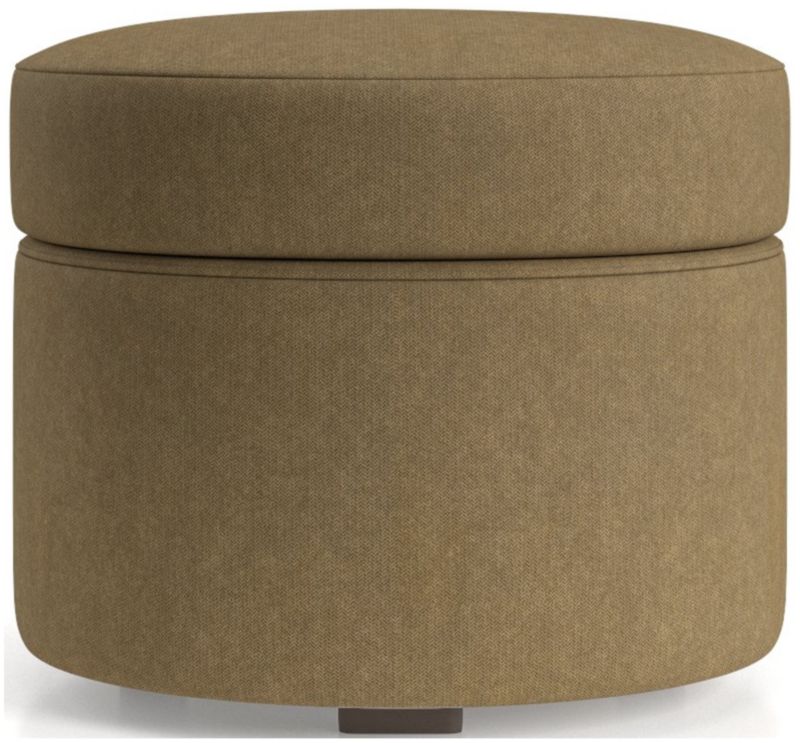 Infiniti Round Storage Ottoman - image 0 of 4