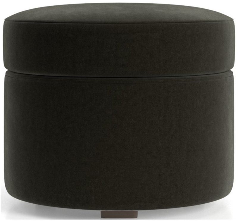 Infiniti Round Storage Ottoman - image 0 of 4