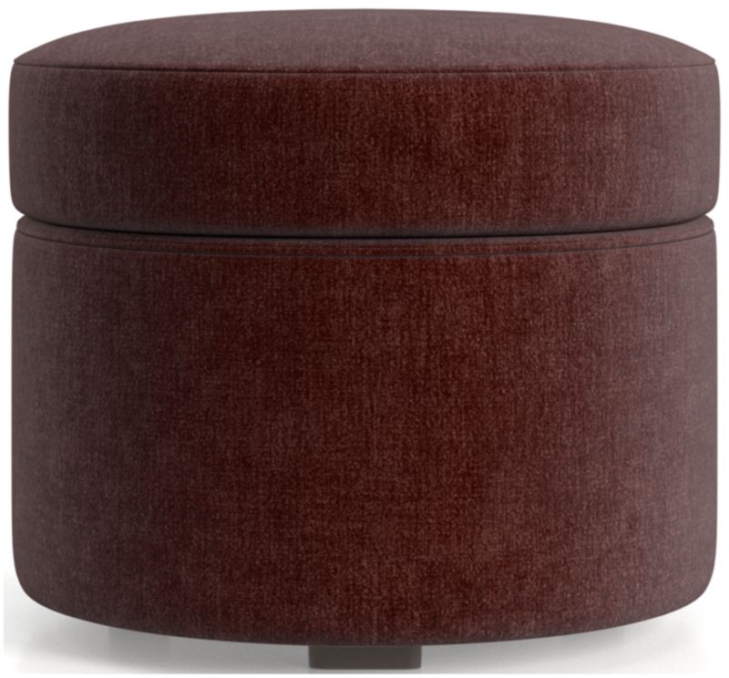 Infiniti Round Storage Ottoman - image 0 of 4