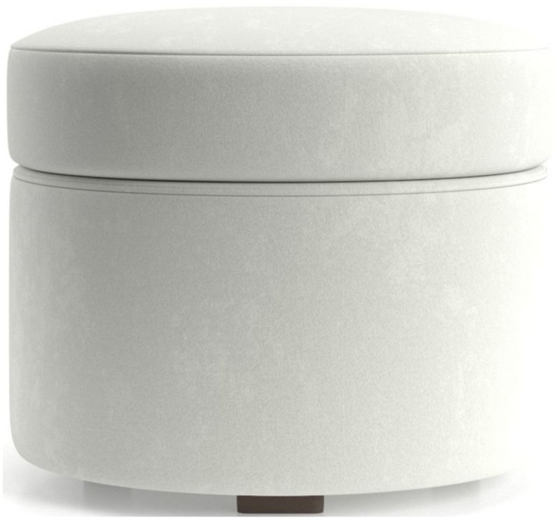 Infiniti Round Storage Ottoman - image 0 of 4