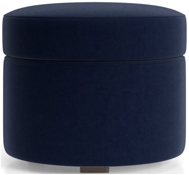 Infiniti Round Storage Ottoman - image 0 of 4