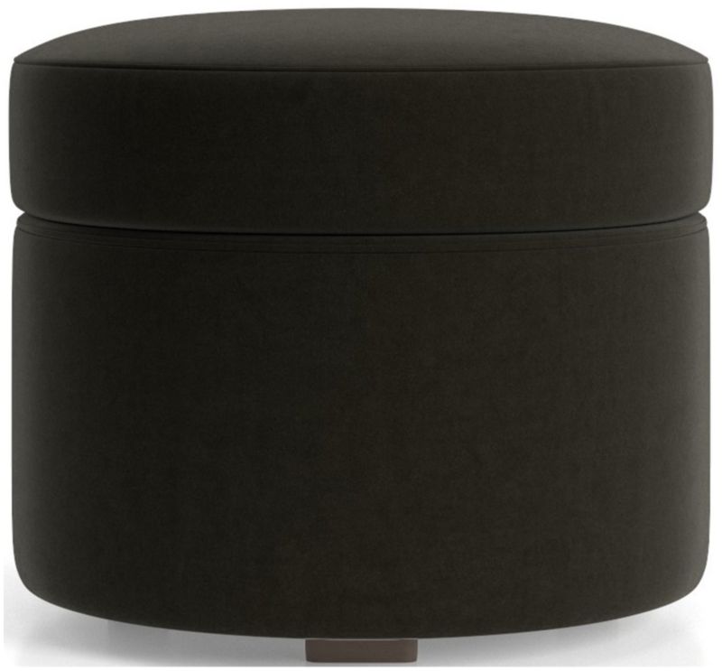 Infiniti Round Storage Ottoman - image 0 of 4