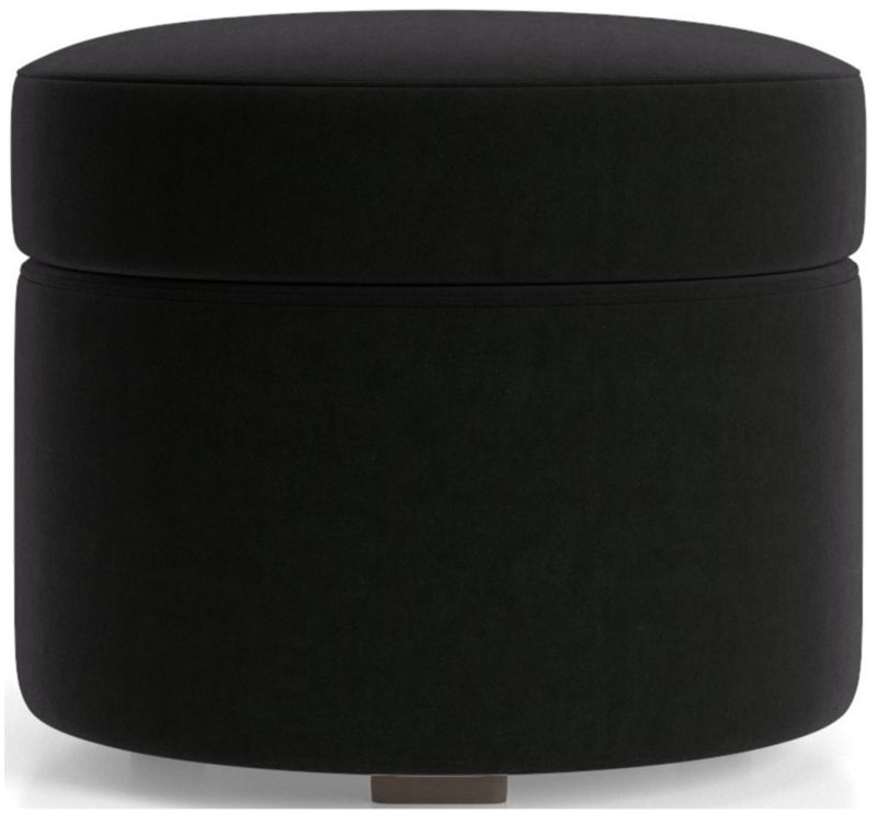 Infiniti Round Storage Ottoman - image 0 of 4