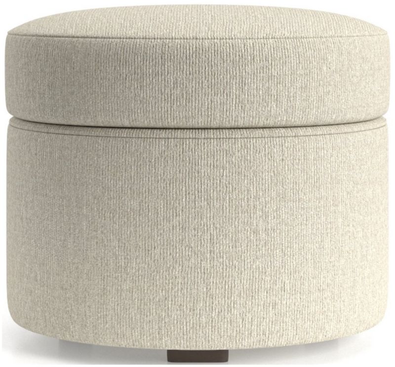 Infiniti Round Storage Ottoman - image 0 of 4