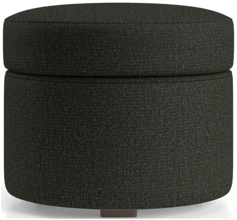 Infiniti Round Storage Ottoman - image 0 of 4