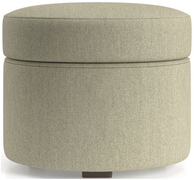 Infiniti Round Storage Ottoman - image 0 of 4