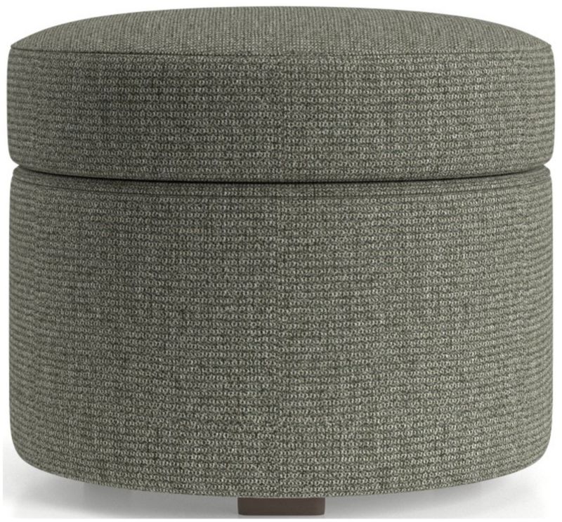 Infiniti Round Storage Ottoman - image 0 of 4