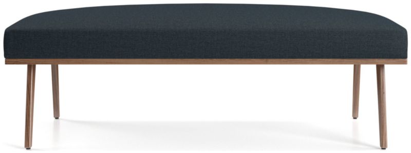 Cavett Walnut Wood Frame Bench - image 0 of 5