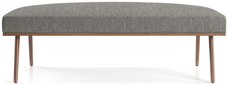 Cavett Walnut Wood Frame Bench - image 0 of 5