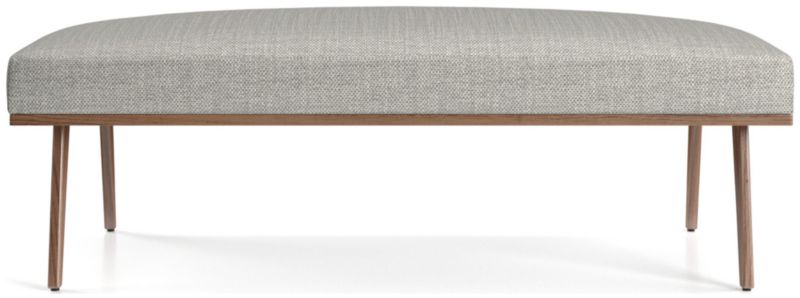 Cavett Walnut Wood Frame Bench - image 0 of 5