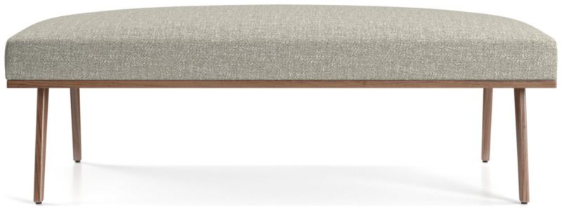 Cavett Walnut Wood Frame Bench - image 0 of 5