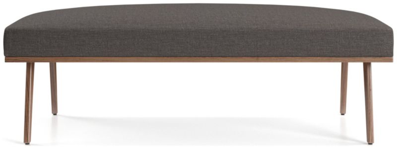 Cavett Walnut Wood Frame Bench - image 0 of 5