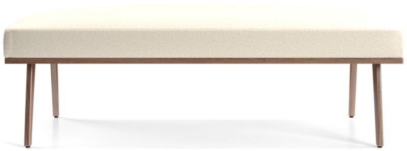 Cavett Walnut Wood Frame Bench - image 0 of 5