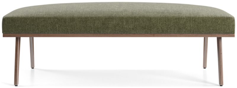 Cavett Walnut Wood Frame Bench - image 0 of 5