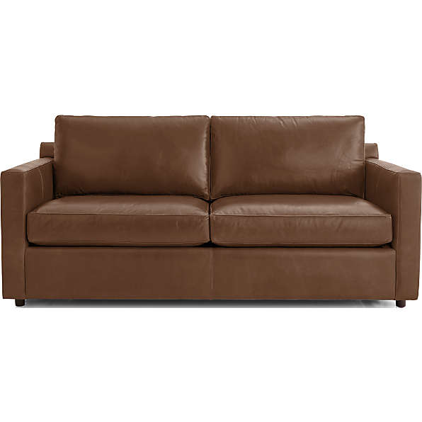 Leather Sofa Beds Crate And Barrel, Good Quality Leather Sofa Beds