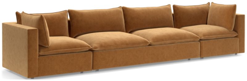 Lotus Deep Modular 3-Piece Corner Sectional Sofa - image 0 of 12