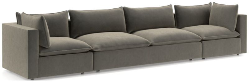 Lotus Deep Modular 3-Piece Corner Sectional Sofa - image 0 of 8