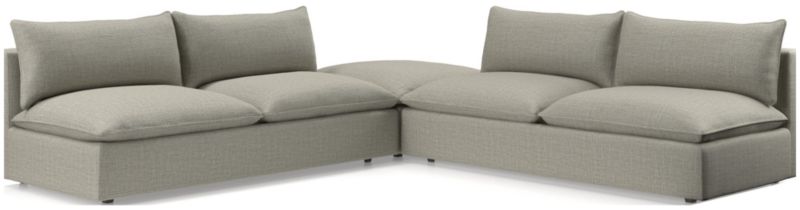 Lotus Deep Modular 3-Piece Sectional Sofa - image 0 of 9