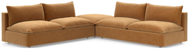 Lotus Deep Modular 3-Piece Sectional Sofa - image 0 of 8